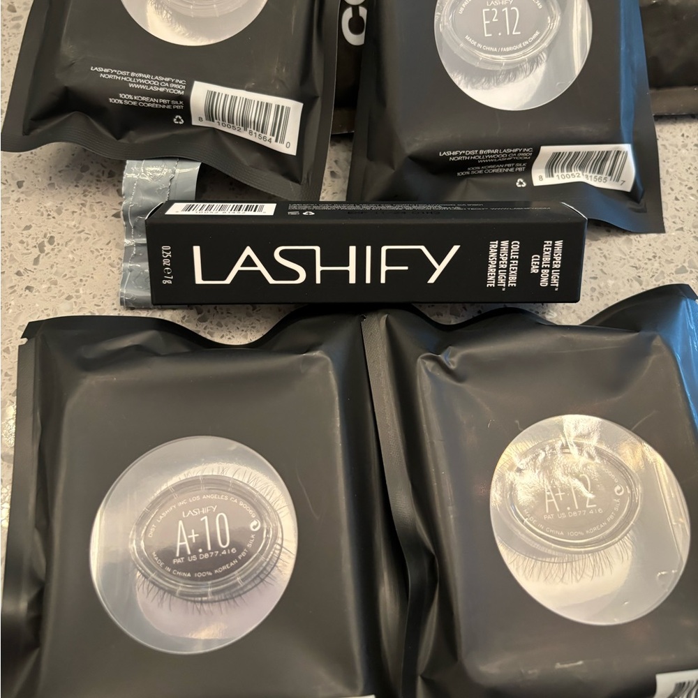 Lashify Lashes set with Bond; NEW. 2 different styles as seen in photos.